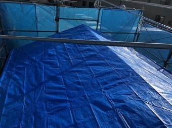 瓦撤去後 屋根 雨漏り防止