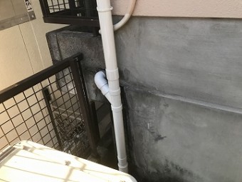 補修後の雨どい
