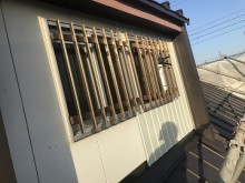外壁カバー施工