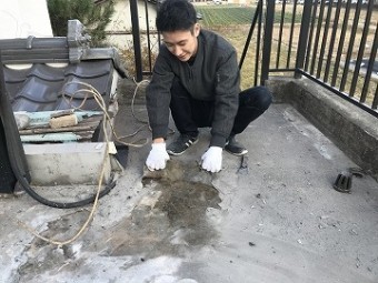 シリコン撤去