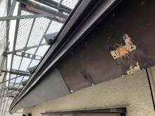 鼻隠し板カバー施工