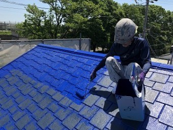 上塗りローラー