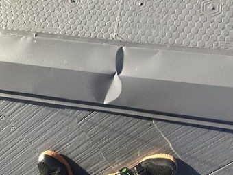 棟板金の状態