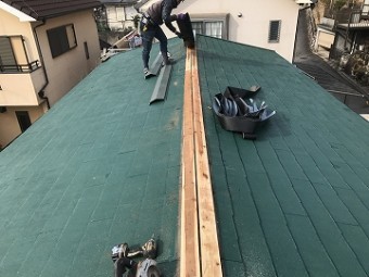 抜き板取り付け