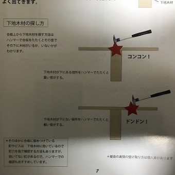 下地木材の探し方
