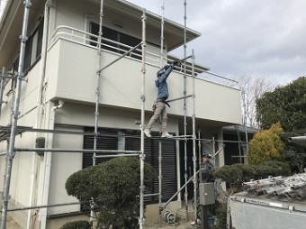 足場解体