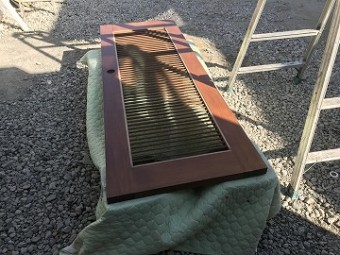仕上がった建具