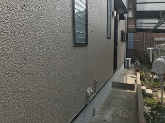塗装した雨樋