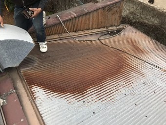 熱気で錆