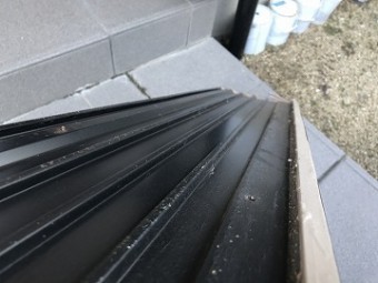 破風板の裏面