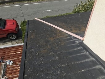 下屋根の様子