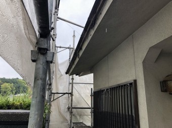 撤去後の鼻隠し板