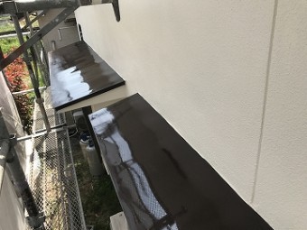 塗装後 ひさし