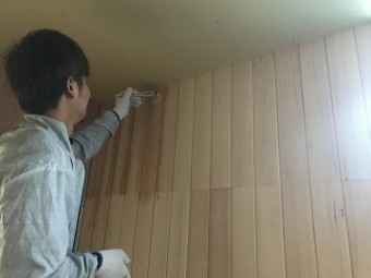 オスモ 塗装の様子