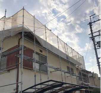 カチコミ足場