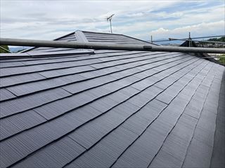 屋根　塗装完了
