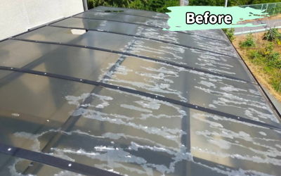 橿原市波板劣化状況