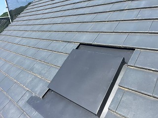 板金カバーの設置