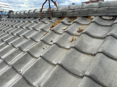 奈良市土が流れると防水は完全に失われる