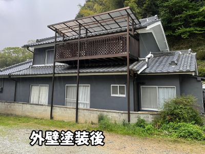 天理市住宅の外壁塗装メンテナンス完了