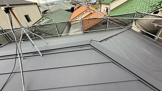 棟板金の施工後