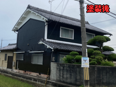 橿原市 トタン壁塗装工事 アフター