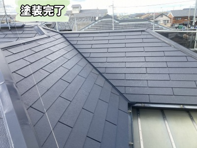 大和郡山市｜屋根差し替え補修後の仕上がり