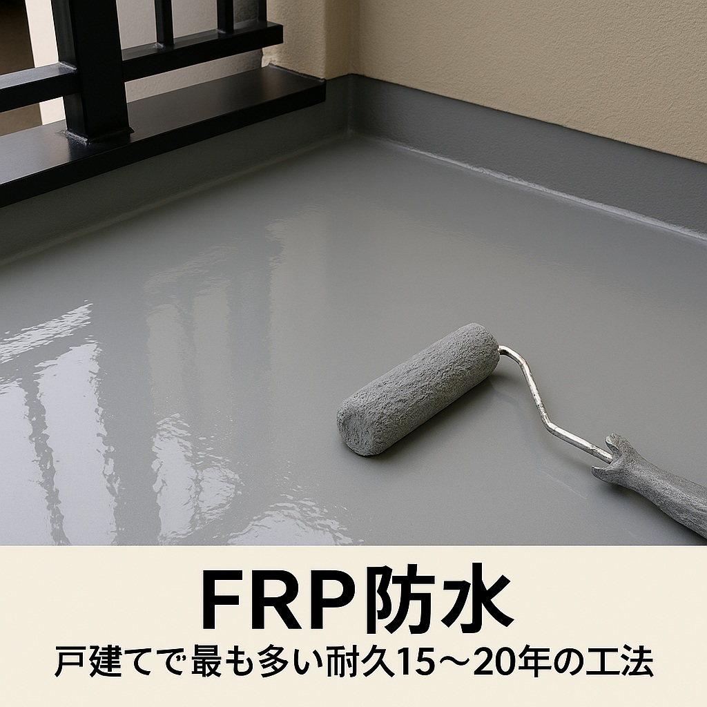 戸建てで多いＦＲＰ防水施工