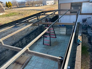上から見た骨組み