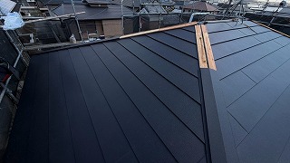 屋根面の施工完了
