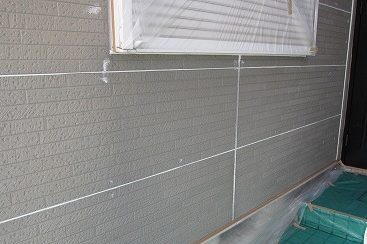 外壁シーラー塗布完了