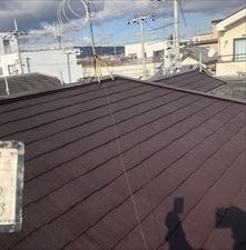 屋根　塗装完了
