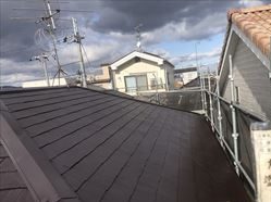 屋根　塗装完了