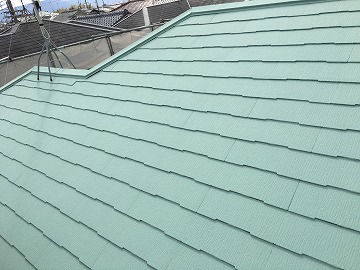 屋根仕上がり