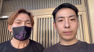 お客様との写真