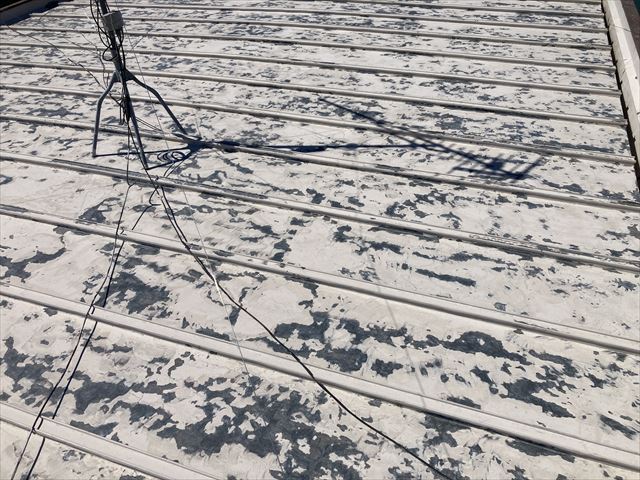 屋根　ケレン完了