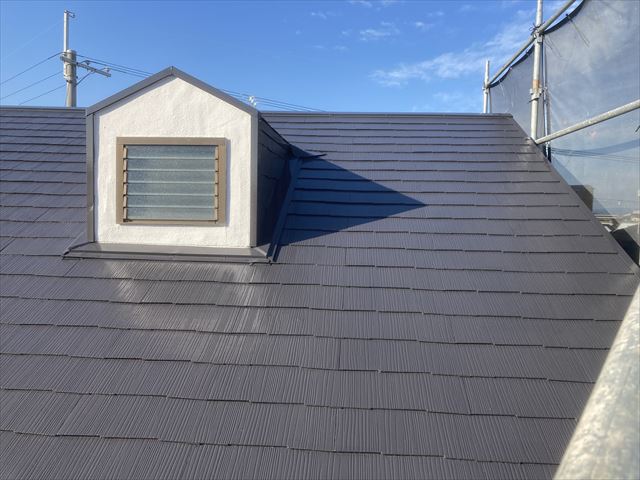 スレート屋根塗装完了
