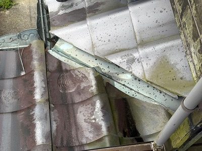 大和郡山市谷板金穴あき状況