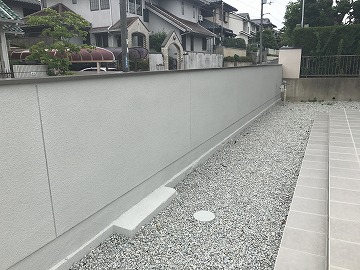 綺麗な塀