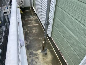ベランダFRP防水樹脂完了