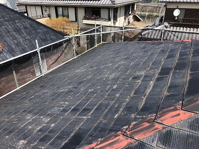 屋根　塗装前