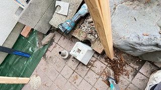 大和郡山市 玄関柱交換で安全性向上
