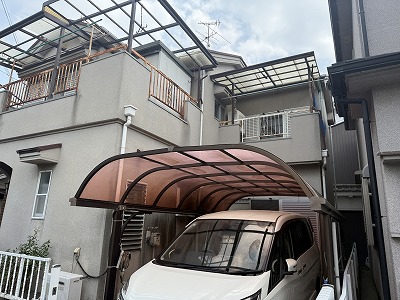 奈良市にて築年数30年以上の戸建て住宅の現場調査！近隣トラブル危険性