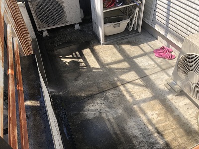 ベランダ　現状