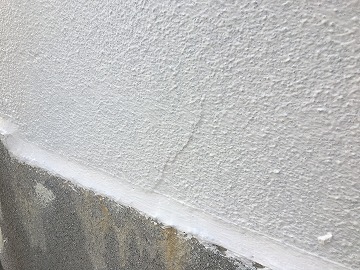 下塗り後の外壁２