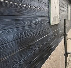 外壁　シーラー塗布完了