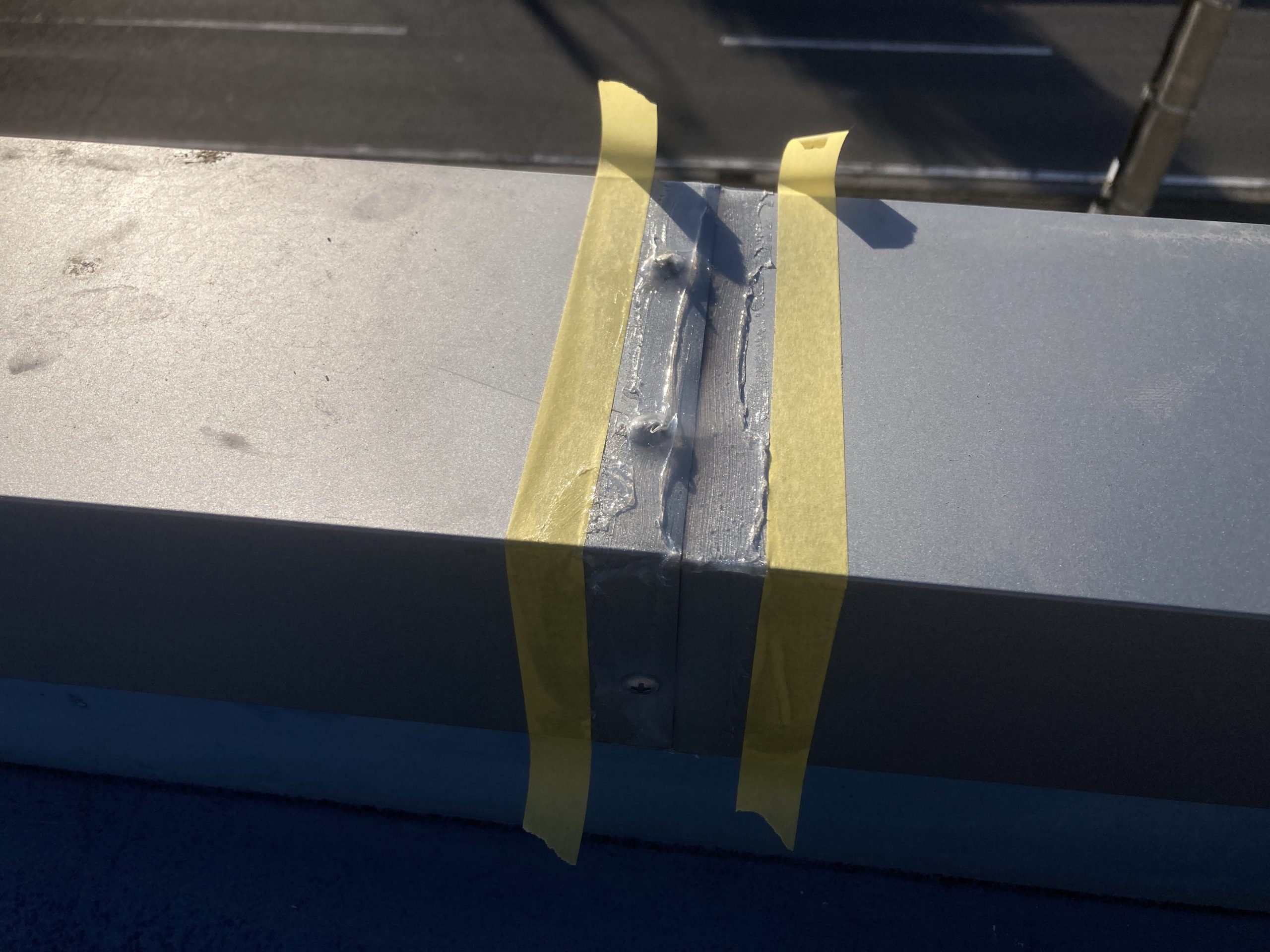 棟板金コーキング補修