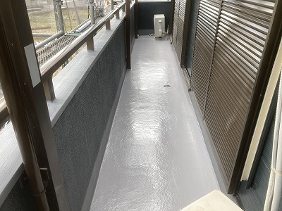 ベランダ防水後