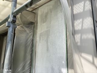 外壁　下塗り完了