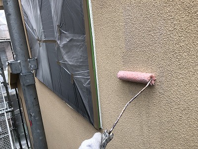 外壁シーラー塗布